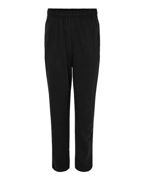 BELLA + CANVAS 3725 Unisex Sponge Fleece Straight Leg Sweatpants, Black