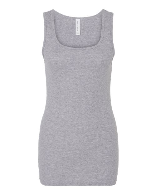 BELLA + CANVAS 1081 Women's Micro Rib Tank, Athletic Heather