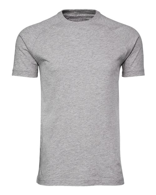 BELLA + CANVAS 3201 Men's Heather CVC Raglan Tee, Athletic Heather