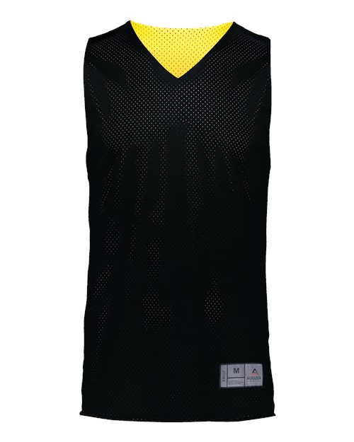 Augusta Sportswear 162 Youth Reversible 2.0 Jersey, Black/ Gold