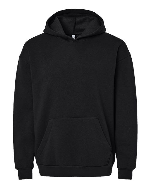 American Apparel RF498 Unisex ReFlex Fleece Hoodie Sweatshirt, Black