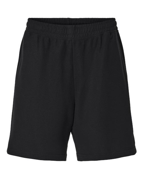 American Apparel 2PQ Unisex Pique Gym Shorts, Black