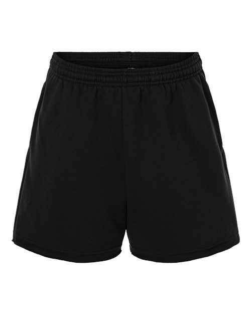 BELLA + CANVAS 3787 Women's Cutoff Shorts, Black