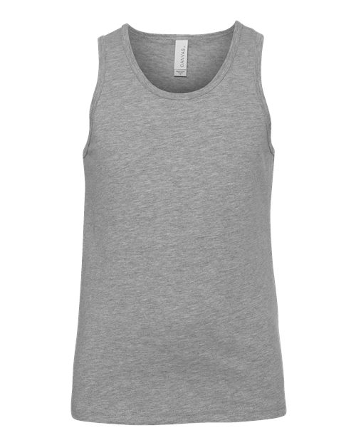 BELLA + CANVAS 3480YCVC Youth Heather CVC Tank, Athletic Heather