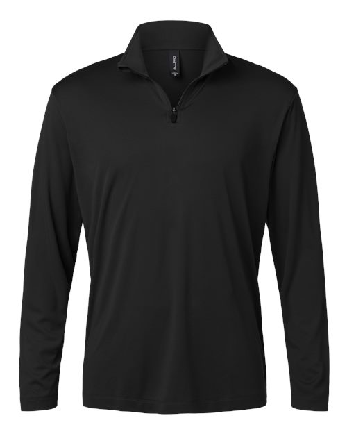 AllPro 41870 Men's Pro-Lock Performance Quarter-Zip Pullover, Black