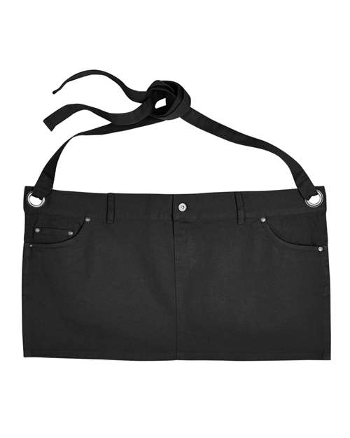 Artisan Collection by Reprime RP133 Chino Waist Apron, Black