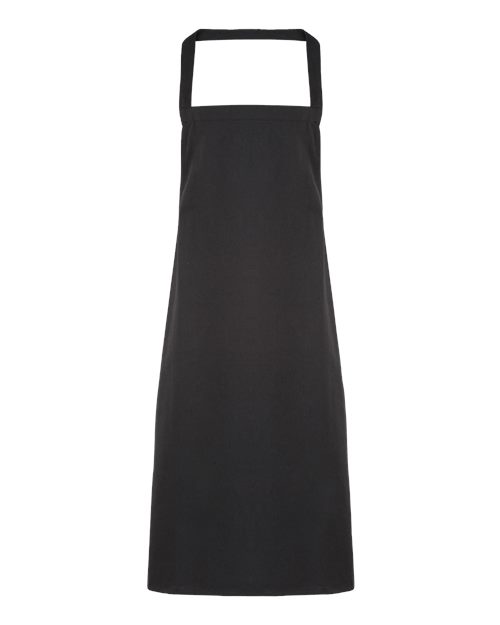 Artisan Collection by Reprime RP102 Organic Cotton Bib Apron, Black
