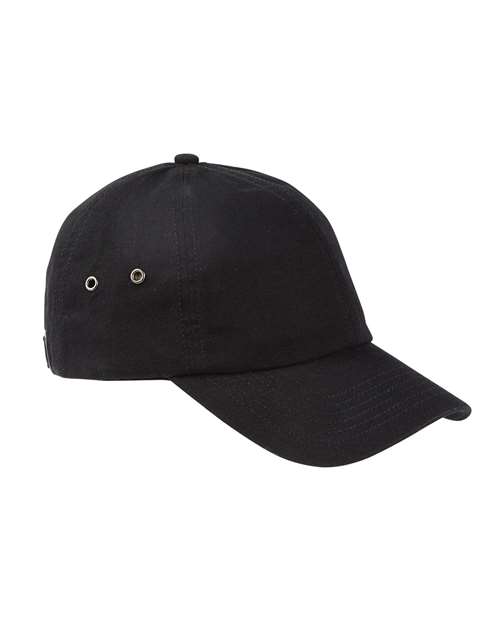Big Accessories BA529 Washed Baseball Cap, Black