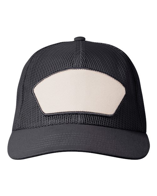 Big Accessories BA682 Homestead Mesh Trucker Cap, Black/ Black