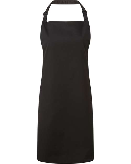Artisan Collection by Reprime RP150 Recycled Bib Apron, Black