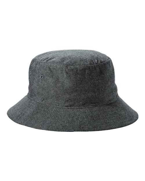 Big Accessories BA676 Crusher Bucket Hat, Black Denim