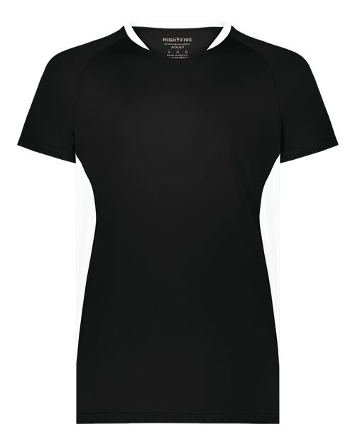 Augusta Sportswear 322240 Unisex Octane Soccer Jersey, Black/ White