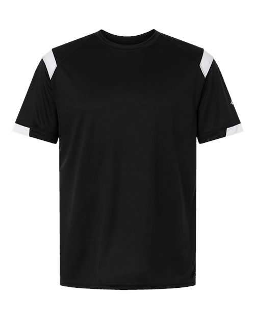 Badger 4251 Men's On The Rise T-Shirt, Black/ White
