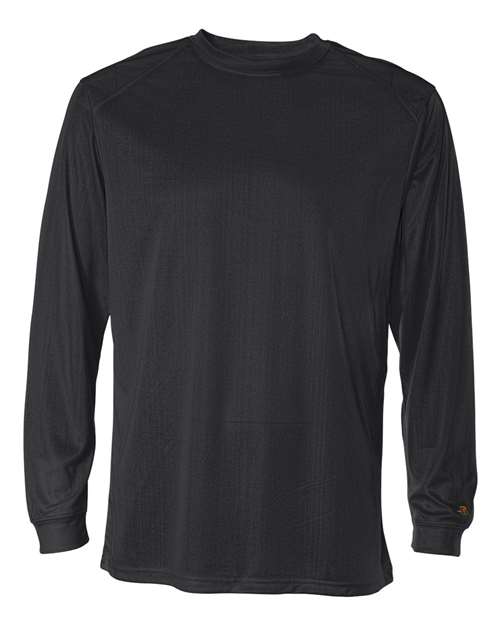 Badger 4104 Unisex B-Core Long Sleeve T-Shirt, Black