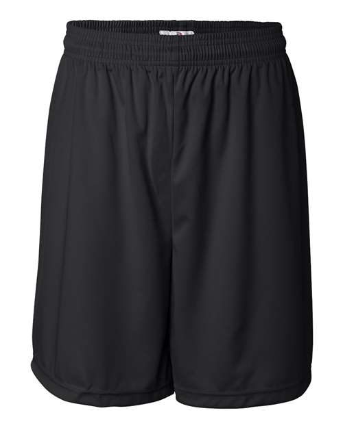 Badger 4107 Men's B-Core 7" Shorts, Black