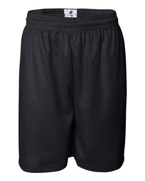 Badger 7209 Men's Pro Mesh 9" Shorts, Black