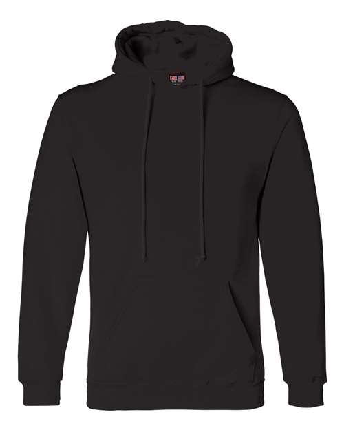 Bayside 960 Unisex USA-Made Hooded Sweatshirt, Black