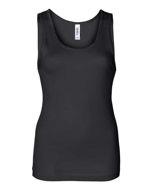 BELLA + CANVAS 1080 Women's Baby Rib Tank, Black