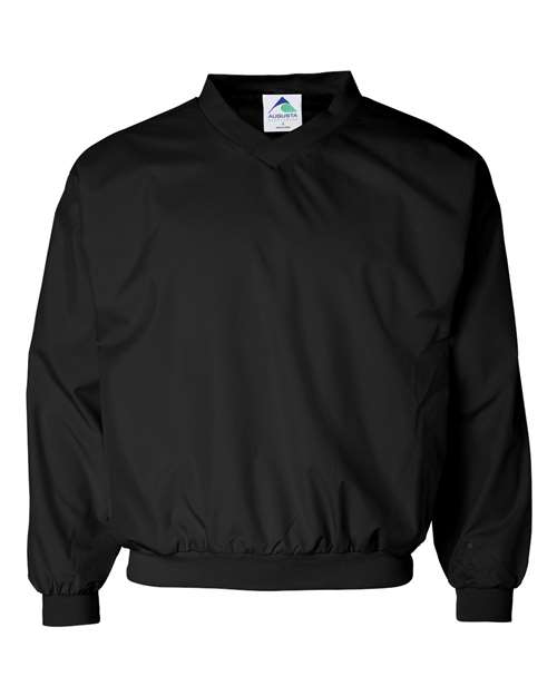 Augusta Sportswear 3415 Unisex Micro Poly Windshirt, Black