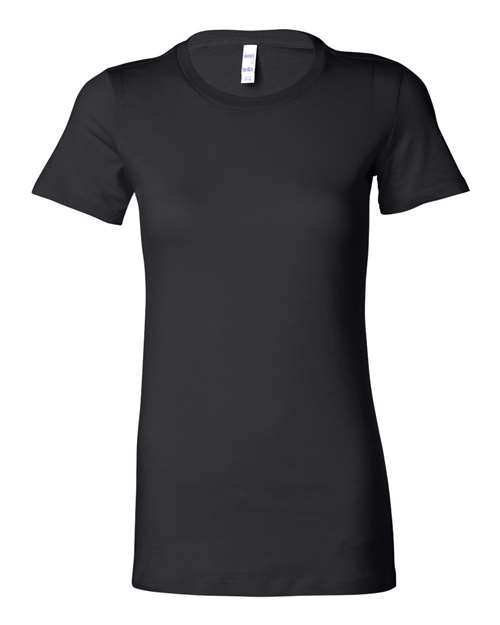 BELLA + CANVAS 6004 Women's Slim Fit Tee, Black
