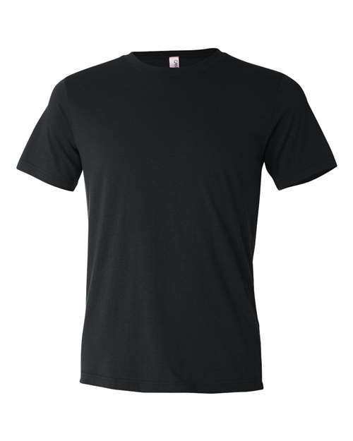 BELLA + CANVAS 3650 Unisex Texture Tee, Black
