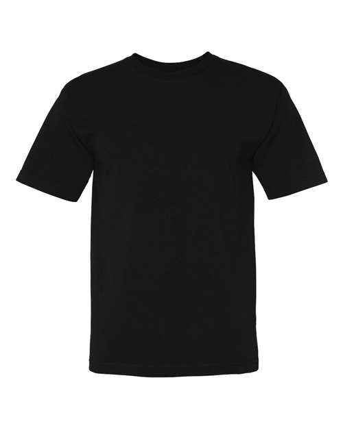 Bayside 5040 Unisex USA-Made Midweight T-Shirt, Black