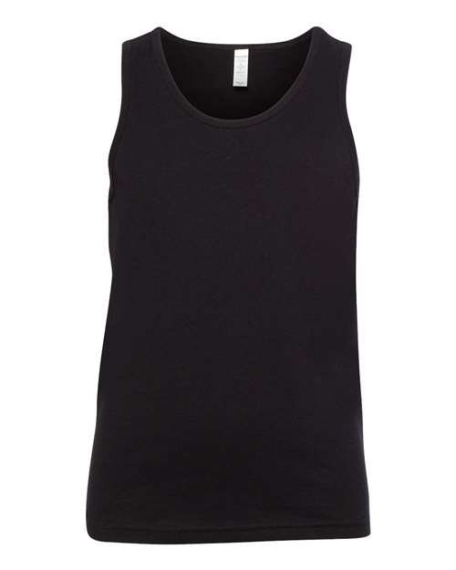 BELLA + CANVAS 3480Y Youth Jersey Tank, Black