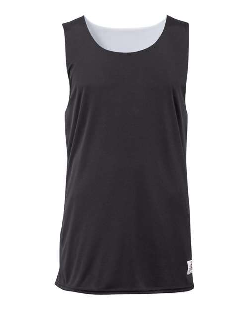 Badger 4169 Women's B-Core Reversible Tank Top, Black