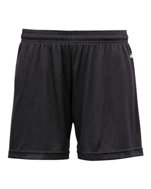 Badger 4116 Women's B-Core 5" Inseam Shorts, Black