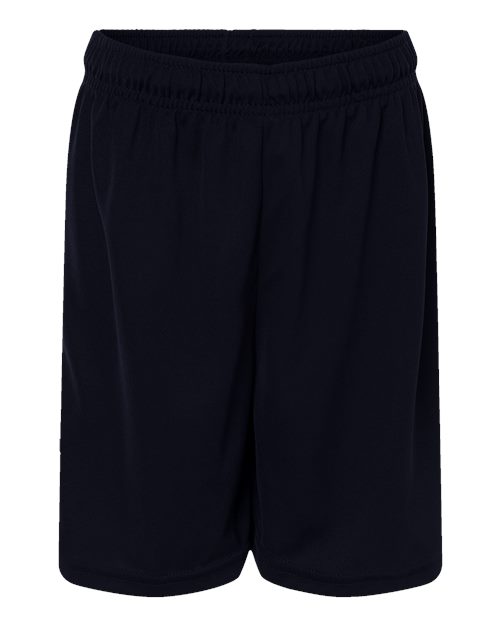 Augusta Sportswear 1426 Youth Octane Shorts, Black