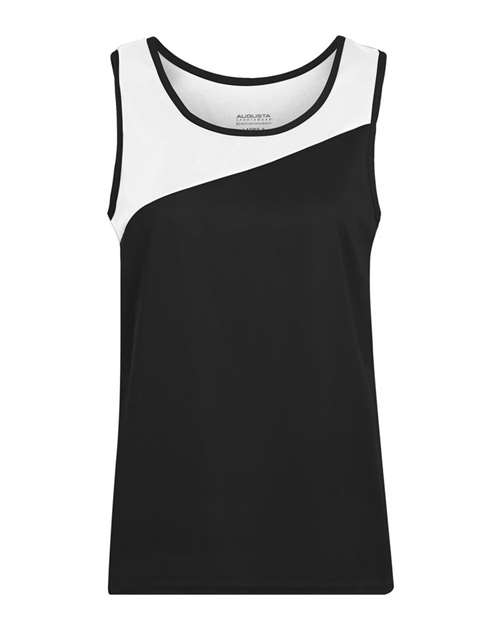 Augusta Sportswear 354 Women's Accelerate Jersey, Black/ White