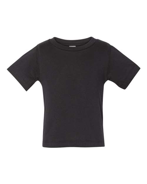 BELLA + CANVAS 3001B Infant Jersey Tee, Black