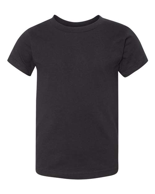 BELLA + CANVAS 3001T Toddler Jersey Tee, Black