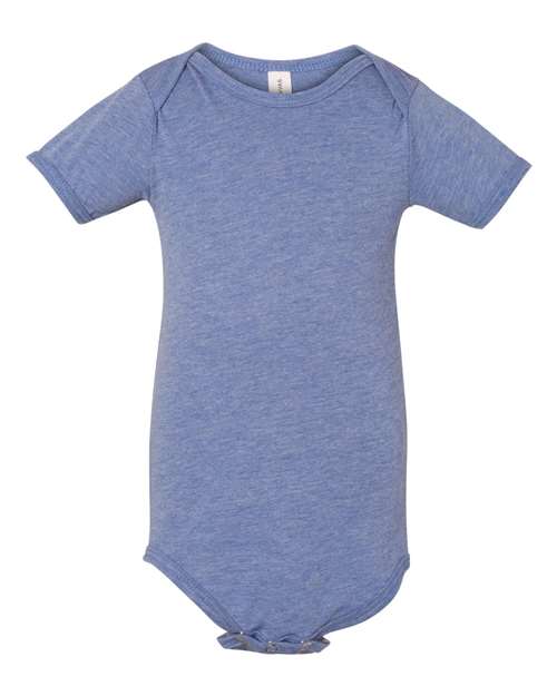 BELLA + CANVAS 134B Infant Triblend One Piece, Blue Triblend