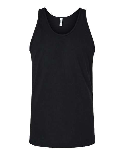 American Apparel 2408 Unisex Fine Jersey Tank, Black