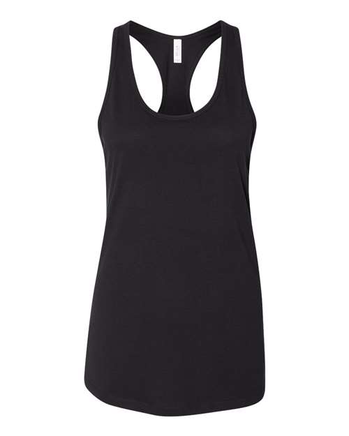 BELLA + CANVAS 6008 Women's Jersey Racerback Tank, Black