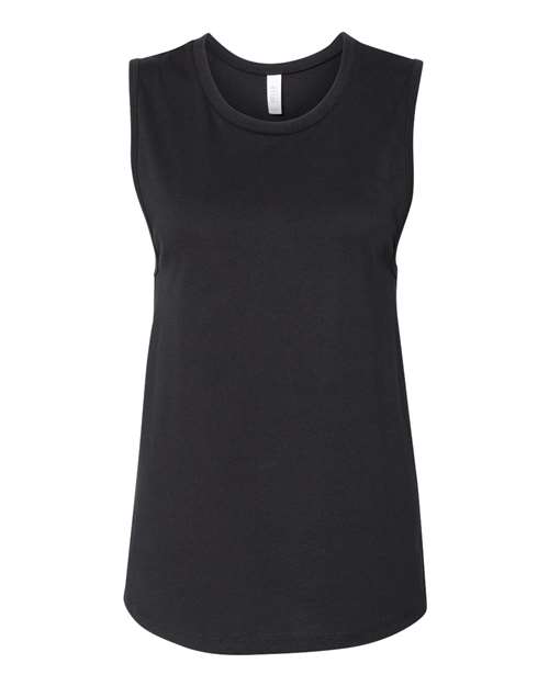 BELLA + CANVAS 6003 Women's Jersey Muscle Tank, Black