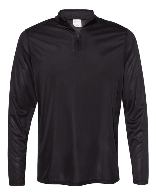 Augusta Sportswear 2785 Men's Attain Color Secure Performance Quarter-Zip Pullover, Black