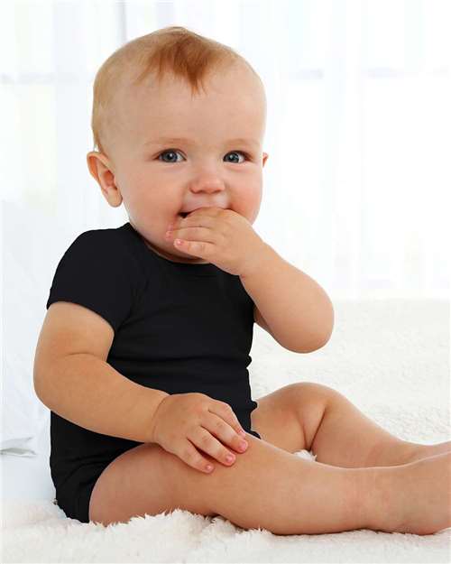 Boxercraft BK01 Infant Baby Essential Bodysuit, Black
