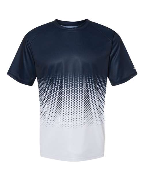 Badger 4220 Men's Hex 2.0 T-Shirt, Navy