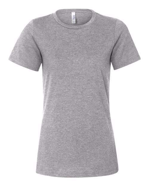 BELLA + CANVAS 6400CVC Women’s Relaxed Fit Heather CVC Tee, Athletic Heather