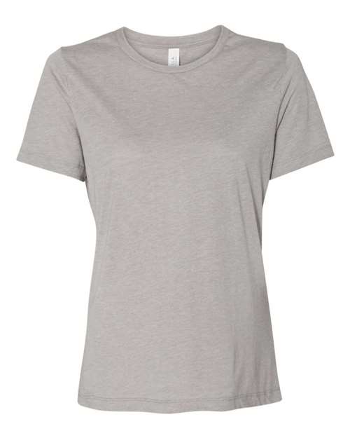 BELLA + CANVAS 6413 Women’s Relaxed Fit Triblend Tee, Athletic Grey Triblend