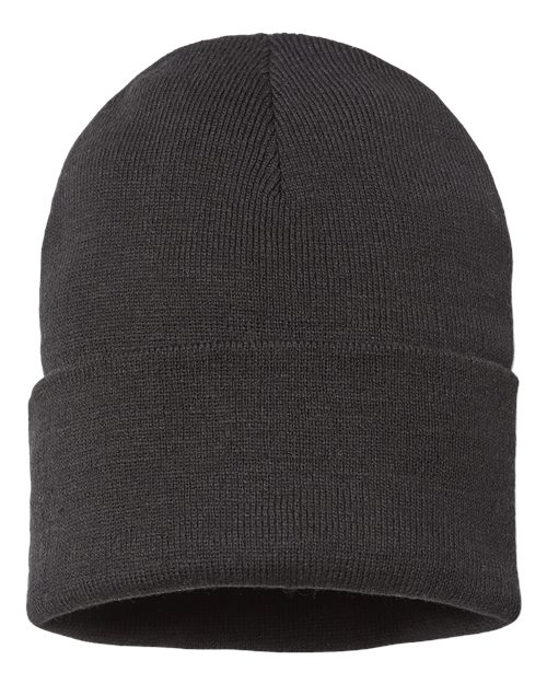 Atlantis Headwear PURE Sustainable Beanie, Black