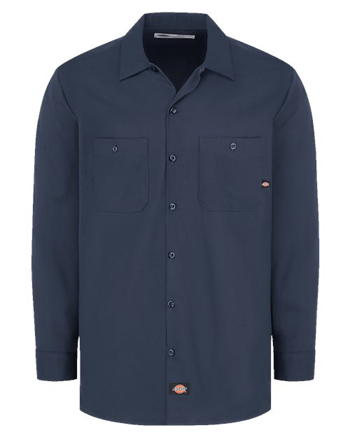 Dickies L307 Men's Industrial Cotton Long Sleeve Work Shirt