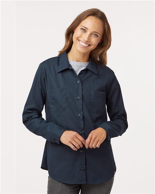 Dickies L5350 Women's Long Sleeve Industrial Work Shirt