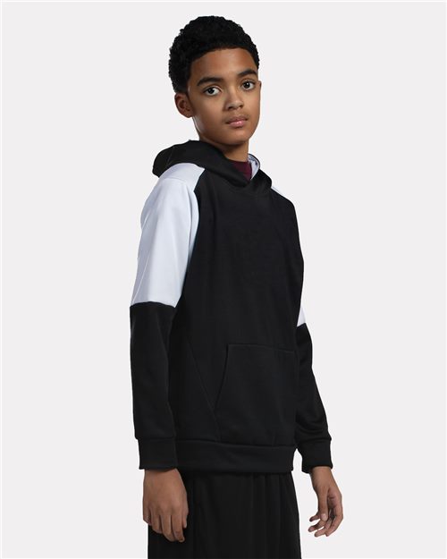 Holloway 222640 Youth Blue Chip Hooded Sweatshirt