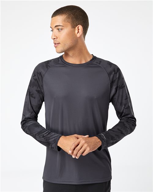 Paragon 216 Unisex Cayman Performance Camo Colorblocked Long Sleeve T-Shirt