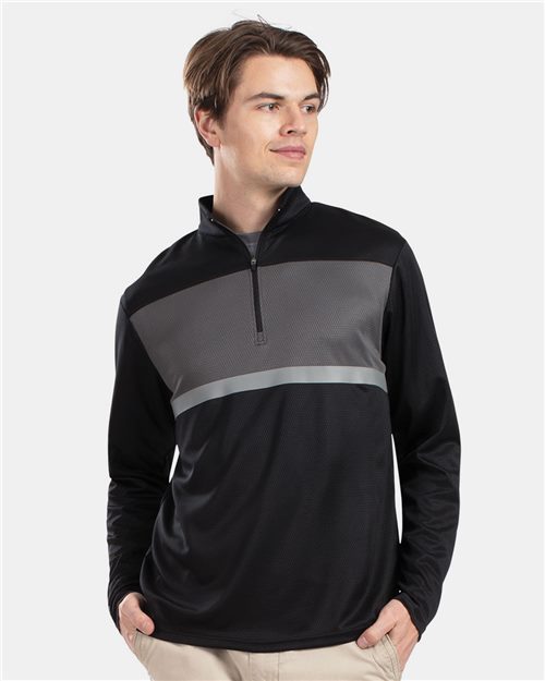 Holloway 222591 Men's Dry-Excel Prism Bold Quarter-Zip Pullover