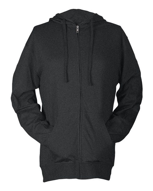 Tultex 260 Unisex Beach Full-Zip Hooded Long Sleeve T-Shirt