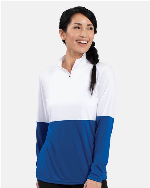 Holloway 223700 Women's Momentum Team Quarter-Zip Pullover
